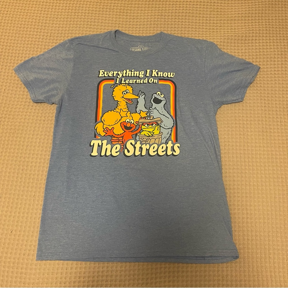 Sesame Street Blue Graphic Tee